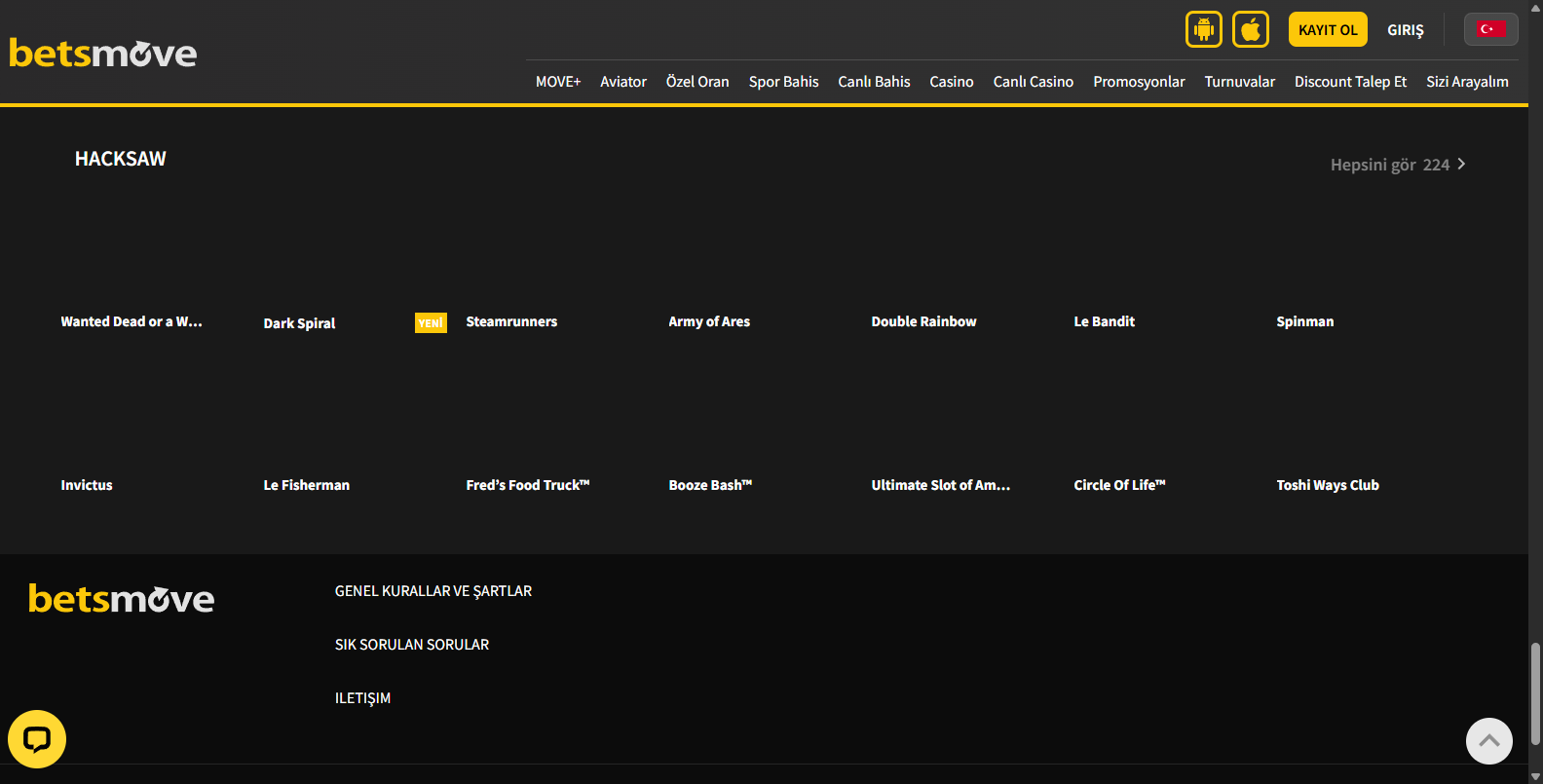 Betsmove Canlı Casino Baccarat Oyna